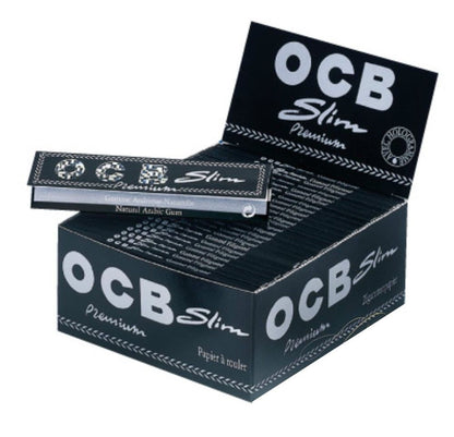 OCB BLACK Slim Premium Rolling Paper