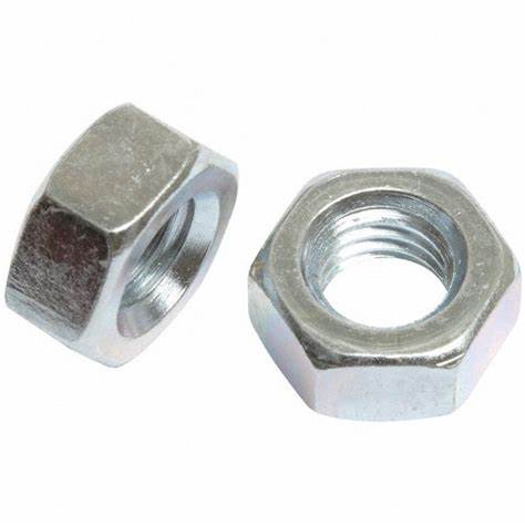Steel Hex Nuts, BZP M8