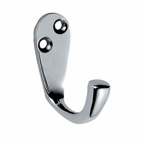 Single Robe Hooks, CP 1pk