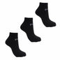 Men's 3 Pack Black Trainer Socks