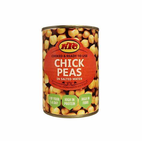 CHICK PEAS IN SALTED WATER 400g