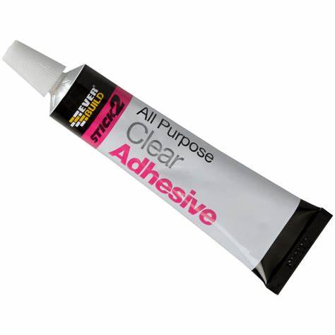 Everbuild S2 CLEAR STICK2 All-Purpose Adhesive Tube 30ml