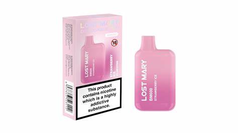 Lost Mary Strawberry Ice 600 puffs Disposable Pod