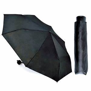 BLACK 19.5" SUPER MINI UMBRELLA