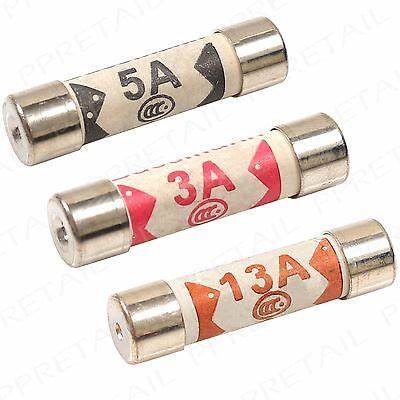 Assorted Fuses (1 X 3 Amp, 1 X 5 Amp, 1 X 13 Amp)