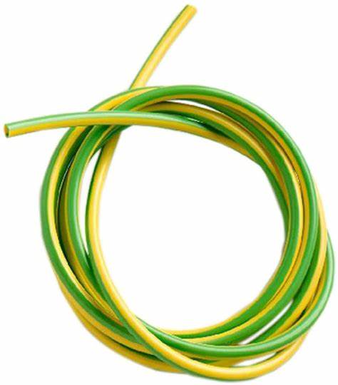 Earth Sleeving, Green/Yellow 2mm X 1 Metre