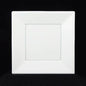 ESSENTIAL SQUARE WHITE 23CM PLASTIC PLATES