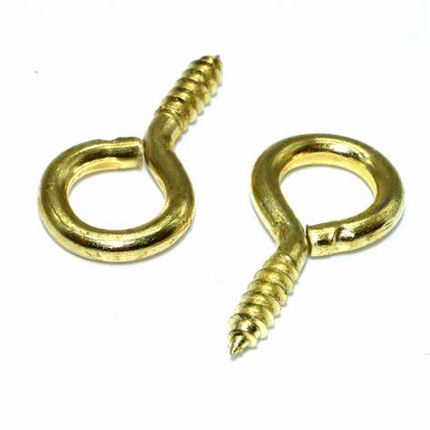 Picture Frame Screw Eyes, EB, Assorted Sizes