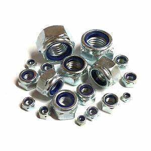 Steel Hex Nuts, BZP, Assorted Sizes