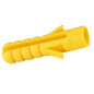 Wall Plugs, Standard, Yellow, To Fit 4 - 6 Screws