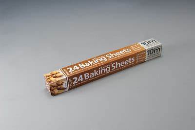 24 baking sheets 10m