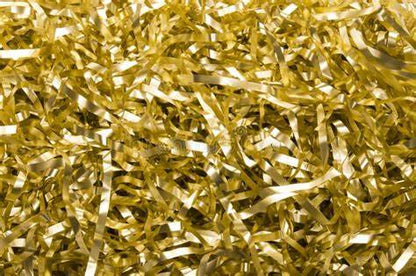 Christmas Gold Shredded Metallic Foil