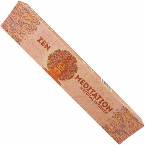 Bâtonnets d'encens Masala New Moon - Méditation Zen - 15g