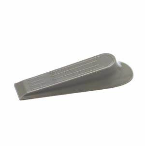 Cale de porte, plastique gris, 1 pièce