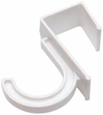 Over The Door Hooks, Small Single White