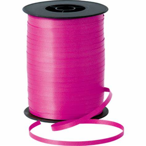 CURLING RIBBON EMERALD PINK