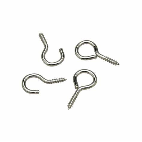 Curtain Wire Hooks and Eyes - Pack of 20