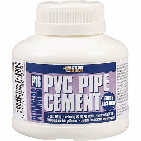 PLUMBERS PVC PIPE CEMENT 250ML