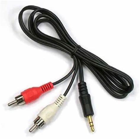 1m 2RCA-3.5mm CABLE AUDIO AND VIDEO