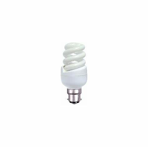 Lampes fluocompactes spirales à économie d'énergie, 15W BC/B22/B22d/Ba22d (en boîte)