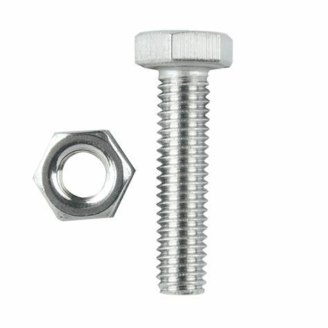 Vis et écrous à tête hexagonale entièrement filetée, BZP M6 x 25mm
