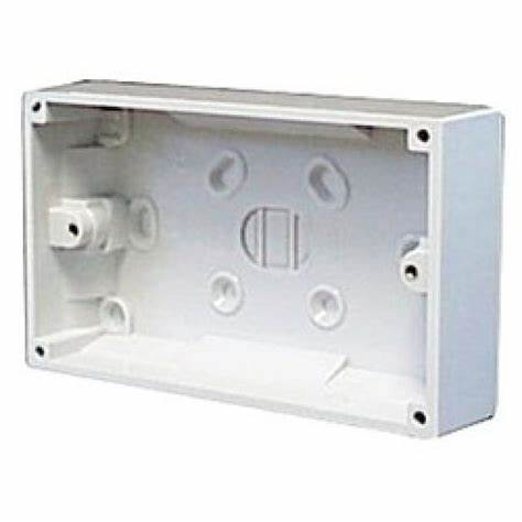 Moulded Surface Boxes, 2-Gang, 25mm