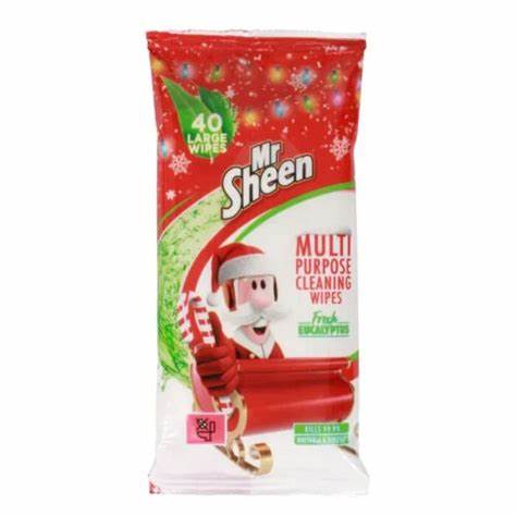 Mr sheen large multi purpose 40 wipes