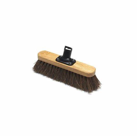 275MM STIFF BROOM HEAD BASSINE WITH HANDLE