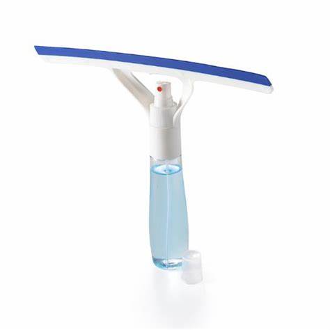 WINDOW SQUEEGEE WITH SPRAY