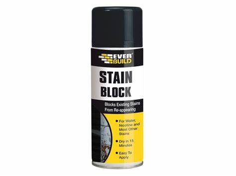 Everbuild Stain White Block Stain Spray Paint – 400ml