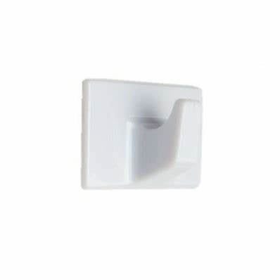 Self Adhesive Hooks, Large Rectangular, White