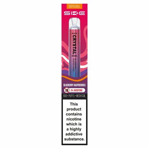 SKE Disposable Crystal Original Blueberry Raspberries 600 puffs