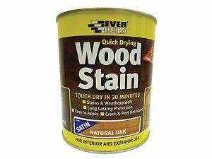 WOODSTAIN SATIN NATURAL OAK 250ml