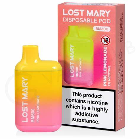 Lost Mary Pink Lemonade 600 puffs Disposable Pod