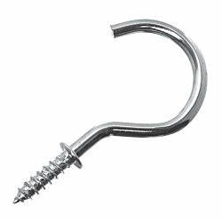 Cup Hooks, Chrome Plated 38mm (1.1/2")