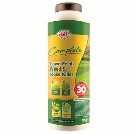 DOFF Complete Lawn Feed, Weed & Moss Killer 1kg