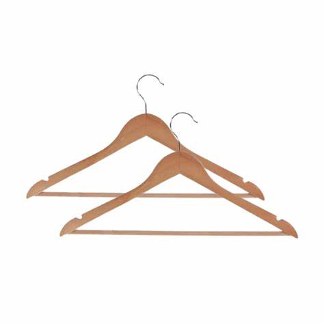 2pk Wooden hangers bright&homley