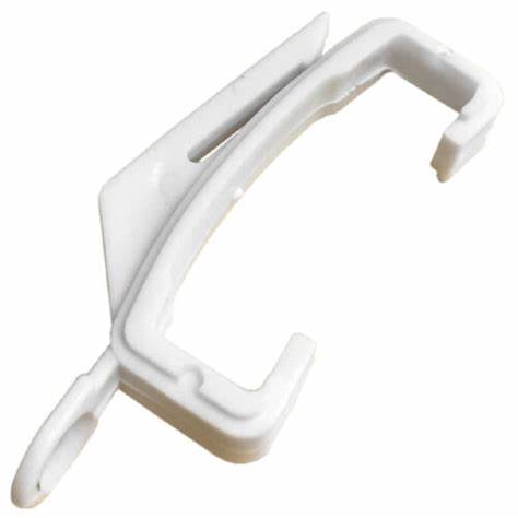 Pattes de rideau pour cantonnière, modèle Lux, lot de 6