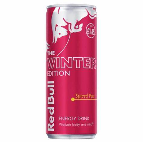 Red Bull - The Winter Edition - Spiced Pear Energy Drink - 250ml