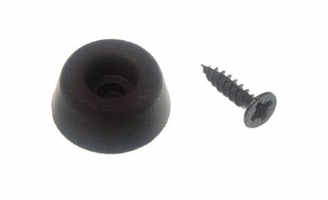 Seat Buffers, Black Rubber 19mm (3/4")