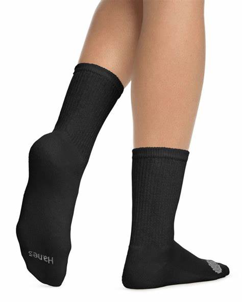 Ladies 3 Pack Black Socks