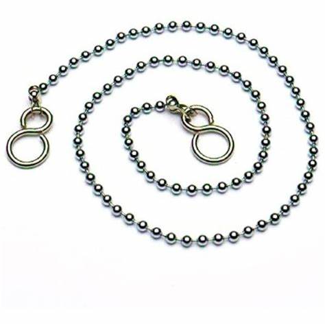 Bath Chains (Ball Type) & 'S' Hooks, CP 450mm (18")