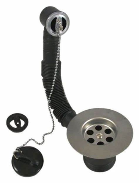 Combined Bath Waste, Overflow, Plug & Chain