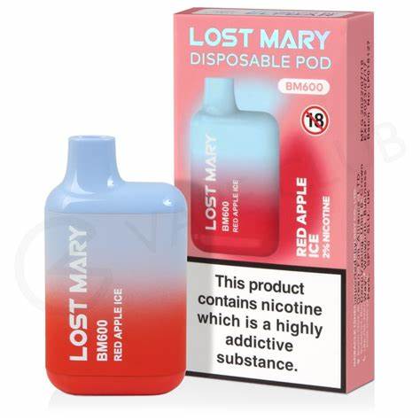 Lost Mary Red Apple Ice 600 puffs Disposable Pod