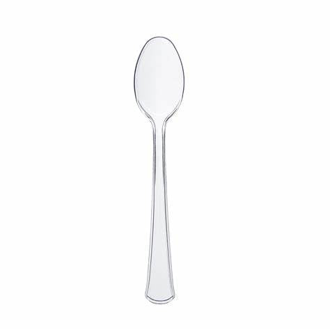 EXTRA VALUE HEAVY DUTY PLASTIC TEASPOONS PK50