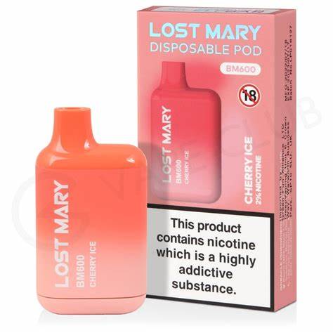 Lost Mary Cherry Ice 600 puffs Disposable Pod