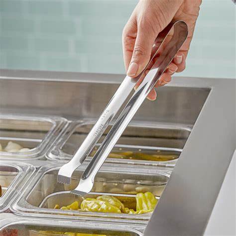 Pince de service en acier inoxydable (lot de 2)