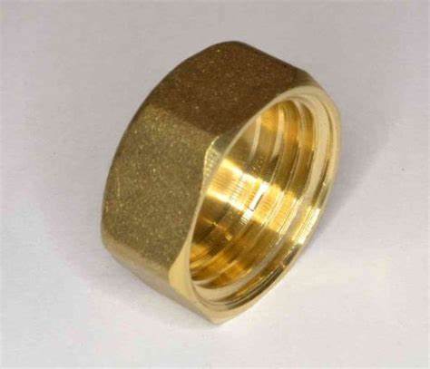 Blank Nuts, Brass Cap, 1/2" (15mm) BSP