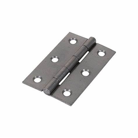 Steel Butt Hinges, Self-Colour 50mm