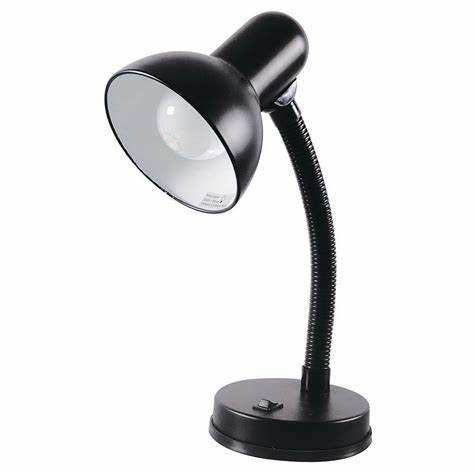 Lampe de bureau flexible « Classic » HomeLife 35w - Noir Onyx